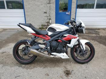  Salvage Triumph Motorcycle Street