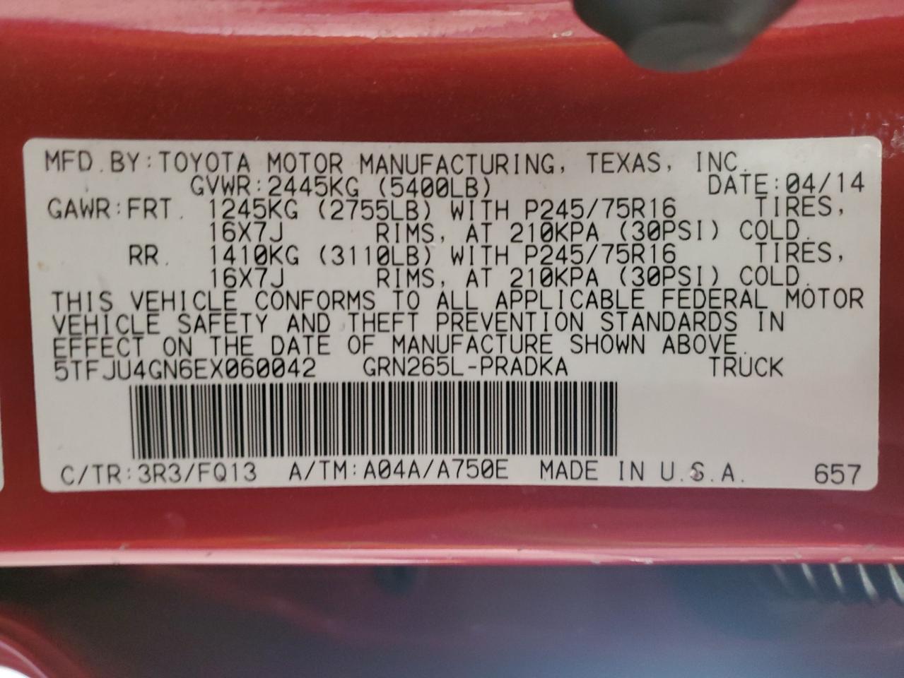 Toyota Tacoma Double Cab Prerunner Image 10