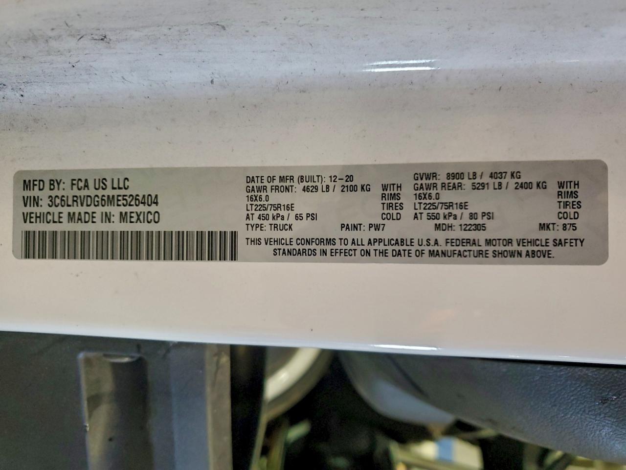 Ram Promaster 2500 High Image 10