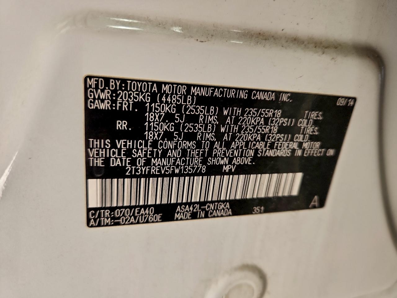 Toyota RAV4 Limited Image 8