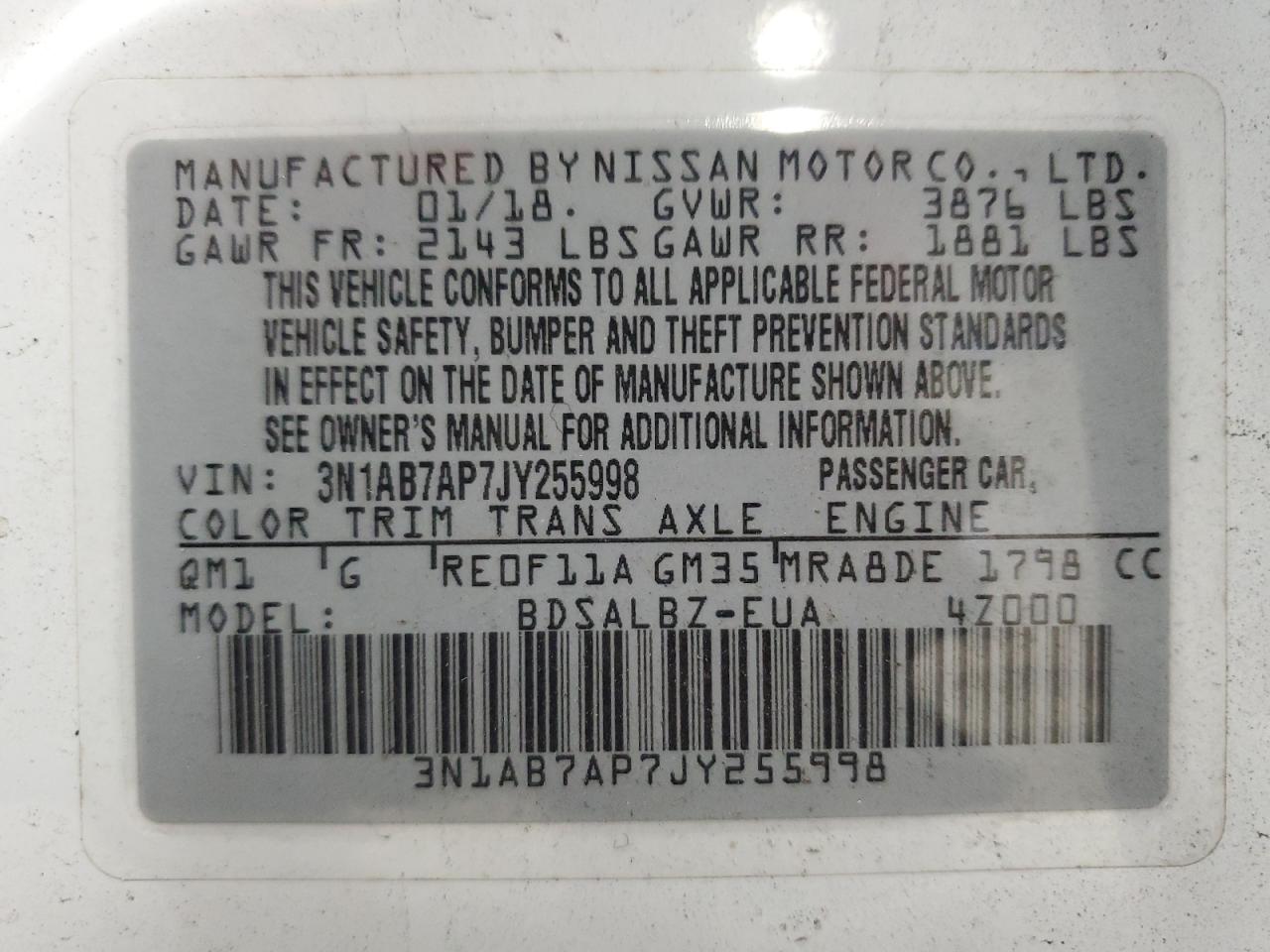 Nissan Sentra S Image 10