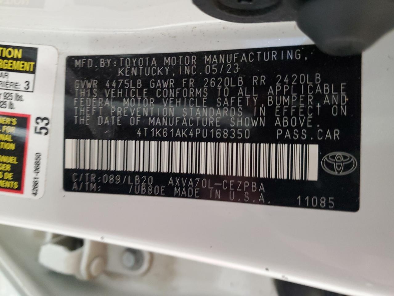 Toyota Camry Xse Image 9