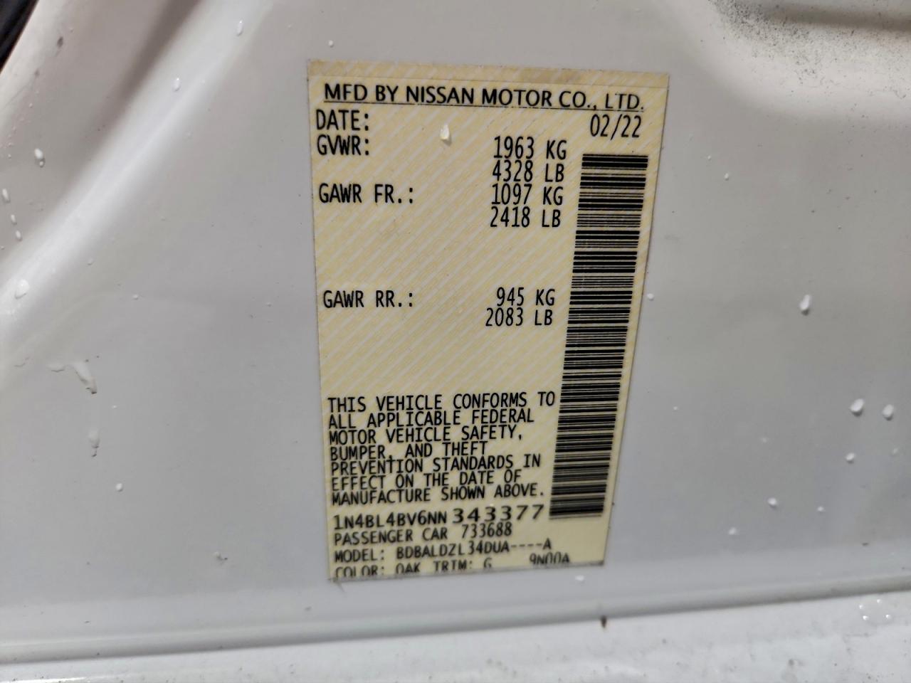 Nissan Altima S Image 7