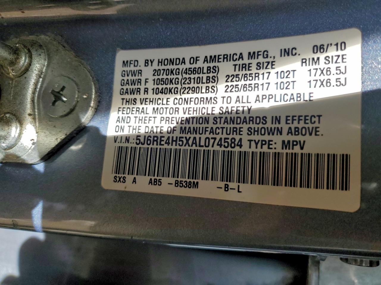 Honda Crv Ex Image 10