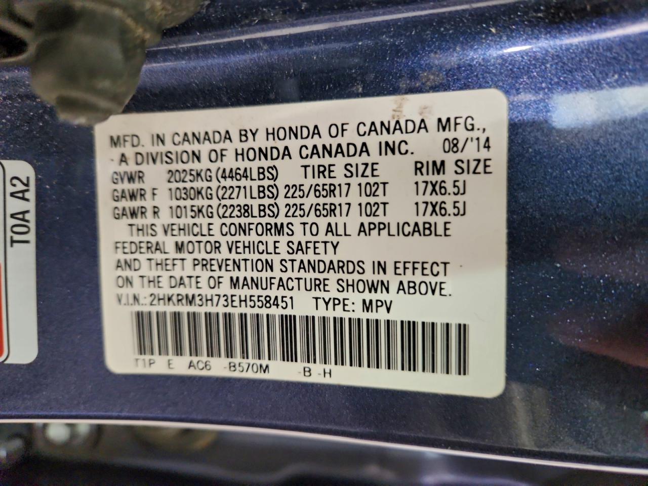 Honda Crv Exl Image 13