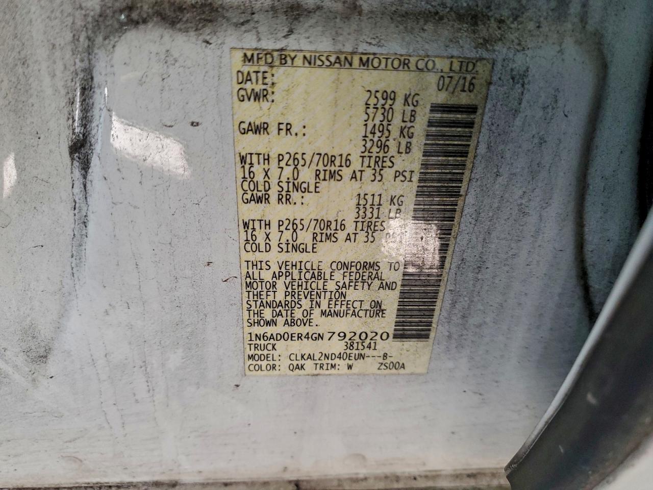 Nissan Frontier S Image 9