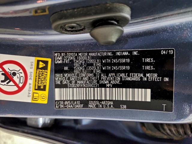 Toyota Highlander Limited Image 8