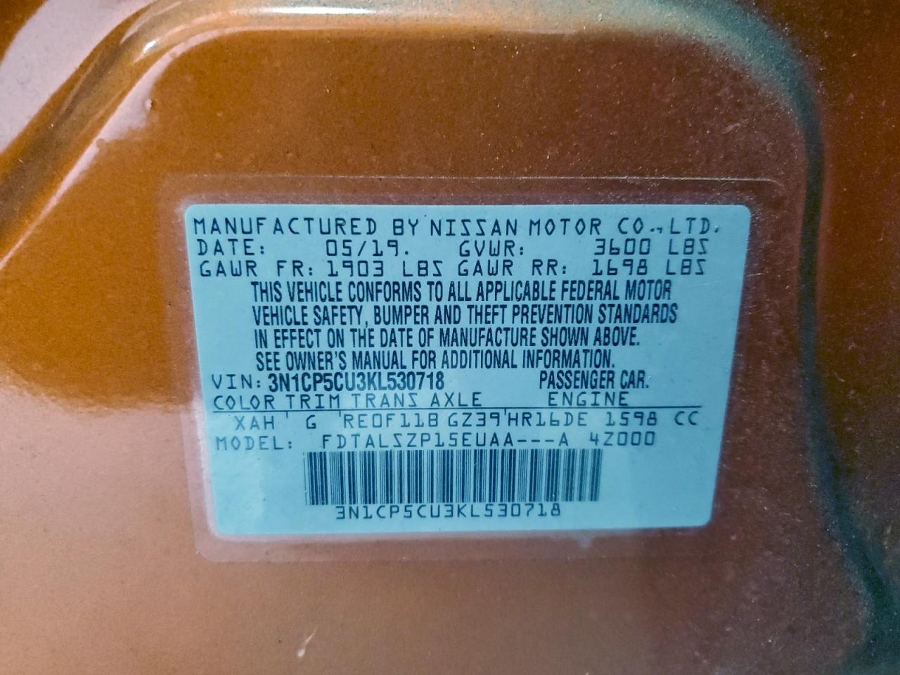 Nissan Kicks S Image 2