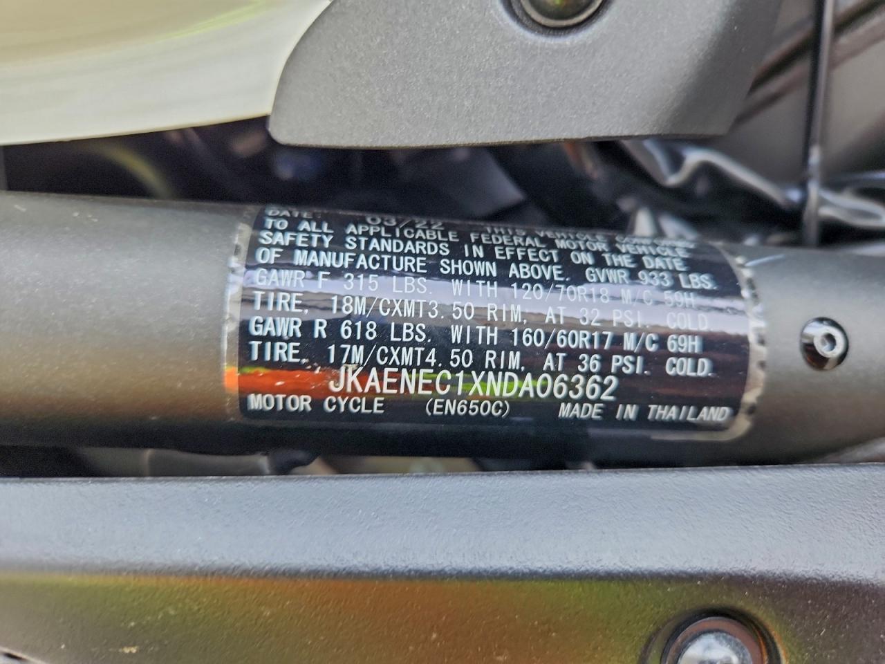 Kawasaki Ninja 650 C Image 2