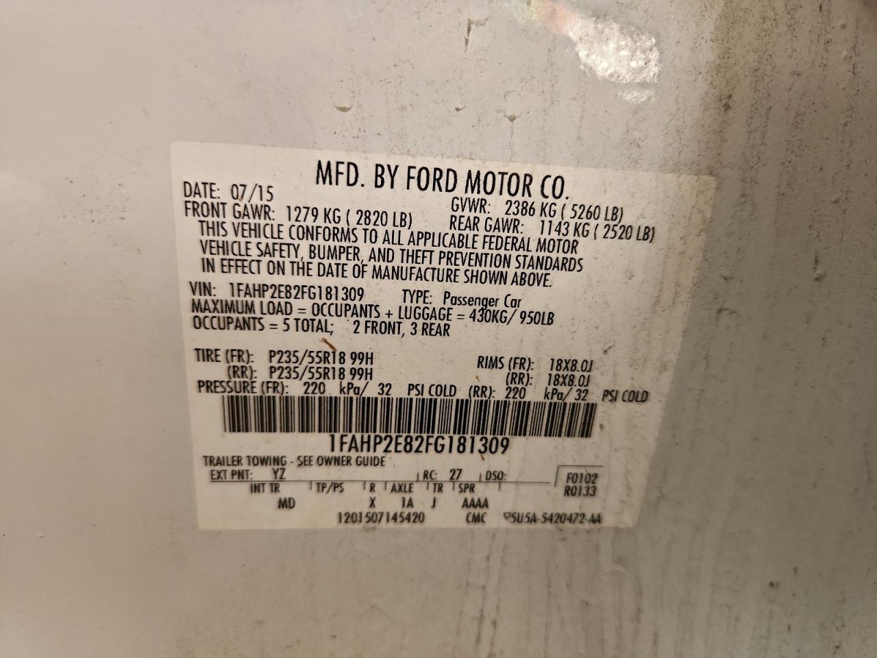 Ford Taurus Sel Image 9