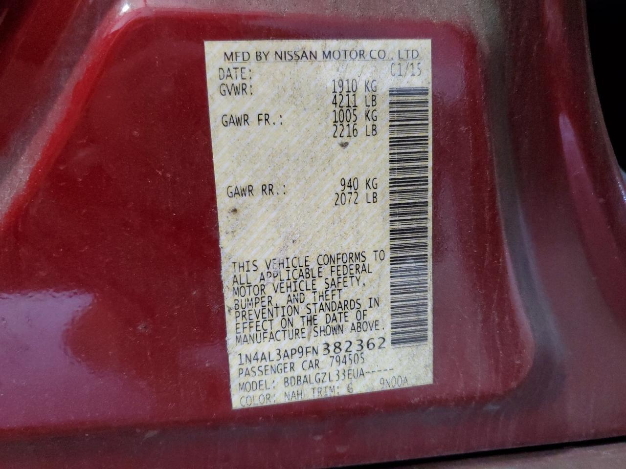 Nissan Altima 2.5 Image 11