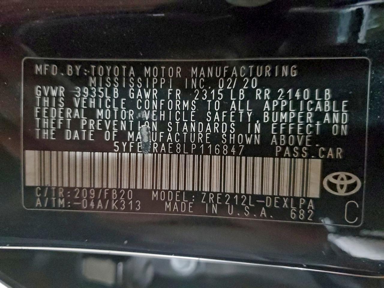 Toyota Corolla Le Image 6