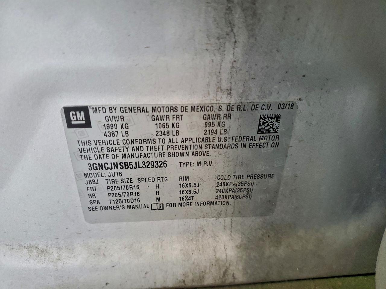 Chevrolet Trax Ls Image 13